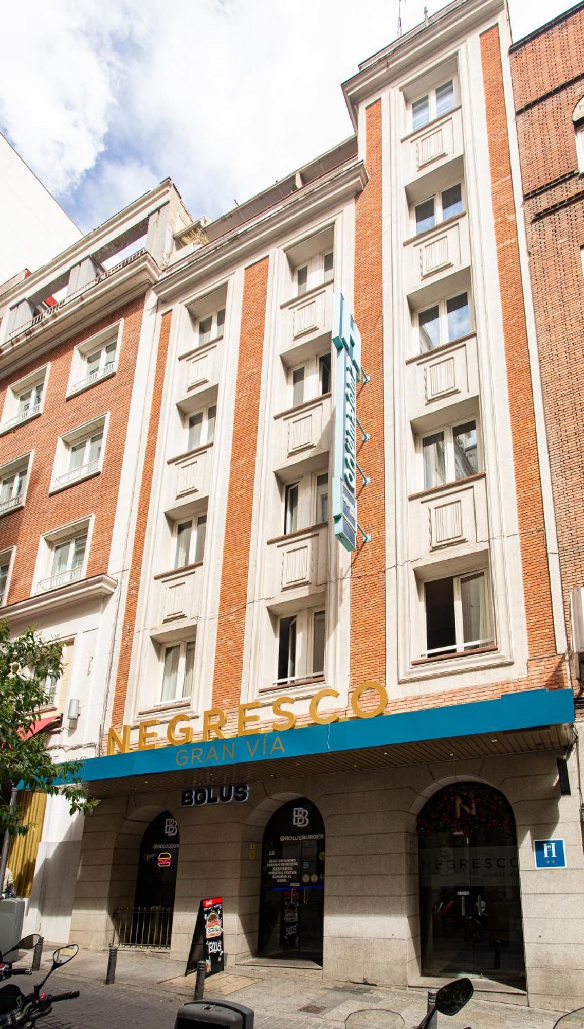 Отель Negresco Gran Via Мадрид Экстерьер фото
